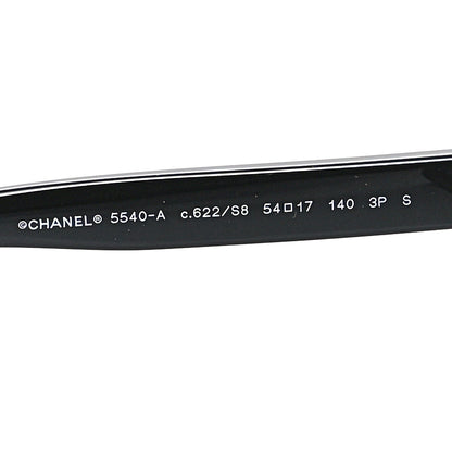 Chanel Acetate Butterfly Sunglasses 5540-A Black 5 of 6