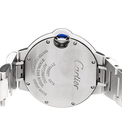 Cartier Stainless Steel 33mm Ballon Bleu De Cartier Automatic Watch Ice Blue 4 of 5