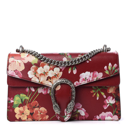 Gucci Calfskin Blooms Print Small Dionysus Shoulder Bag Romantic Cherry Multicolor 1 of 9