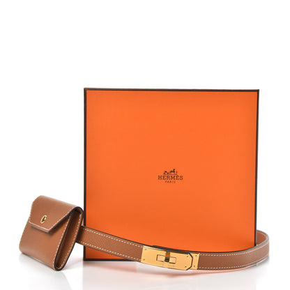 Hermes Epsom Kelly Pocket Belt Gold 4 of 4