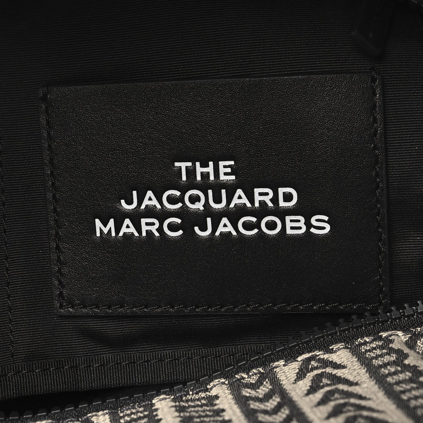 Cotton Jacquard Monogram Medium The Traveler Tote Bag Beige Multicolor