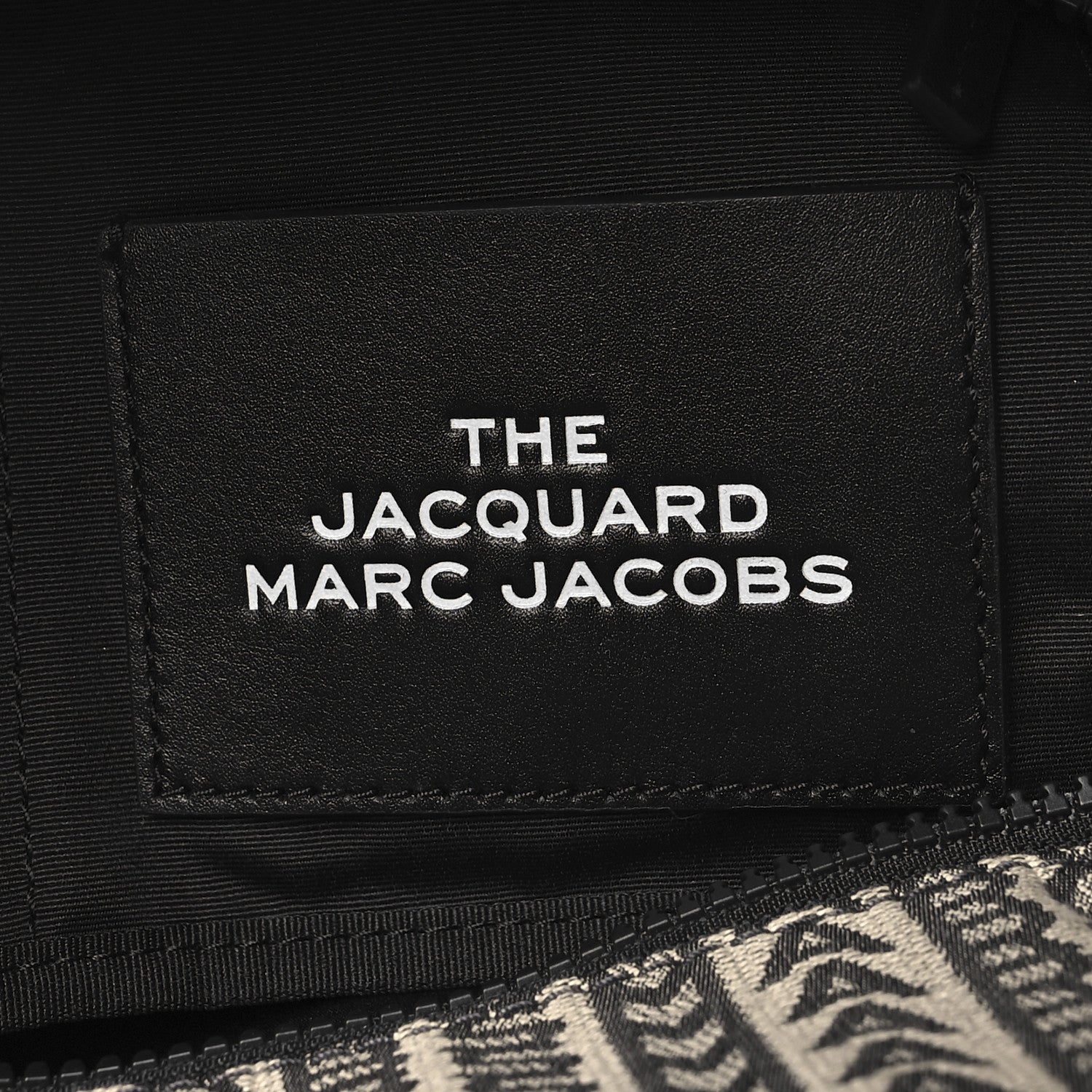 Marc Jacobs Cotton Jacquard Monogram Medium The Traveler Tote Bag Beige Multicolor 6 of 9