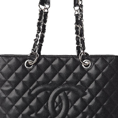 Chanel Caviar Quilted Grand Shopping Tote GST Black 10 of 10