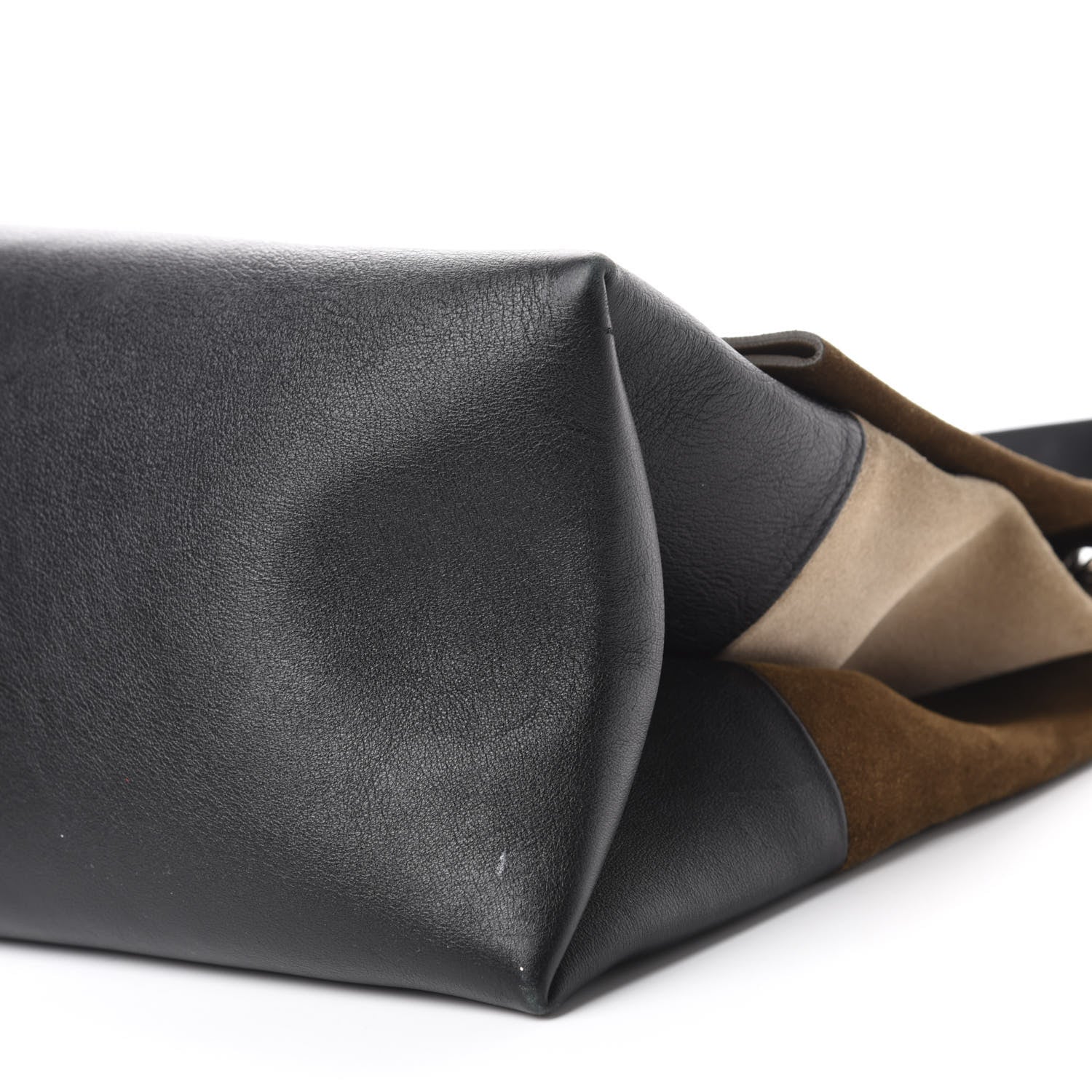 Celine Calfskin Suede All Soft Shoulder Bag Khaki 7 of 8
