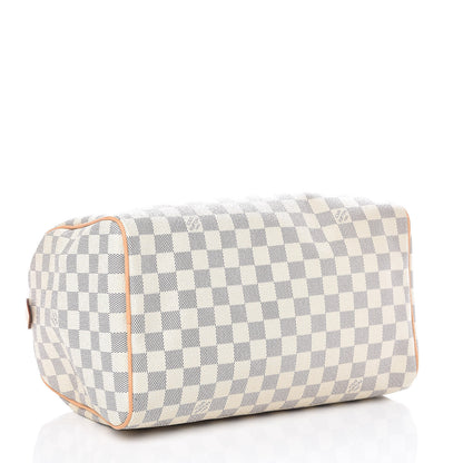 Louis Vuitton Damier Azur Speedy 30 4 of 9