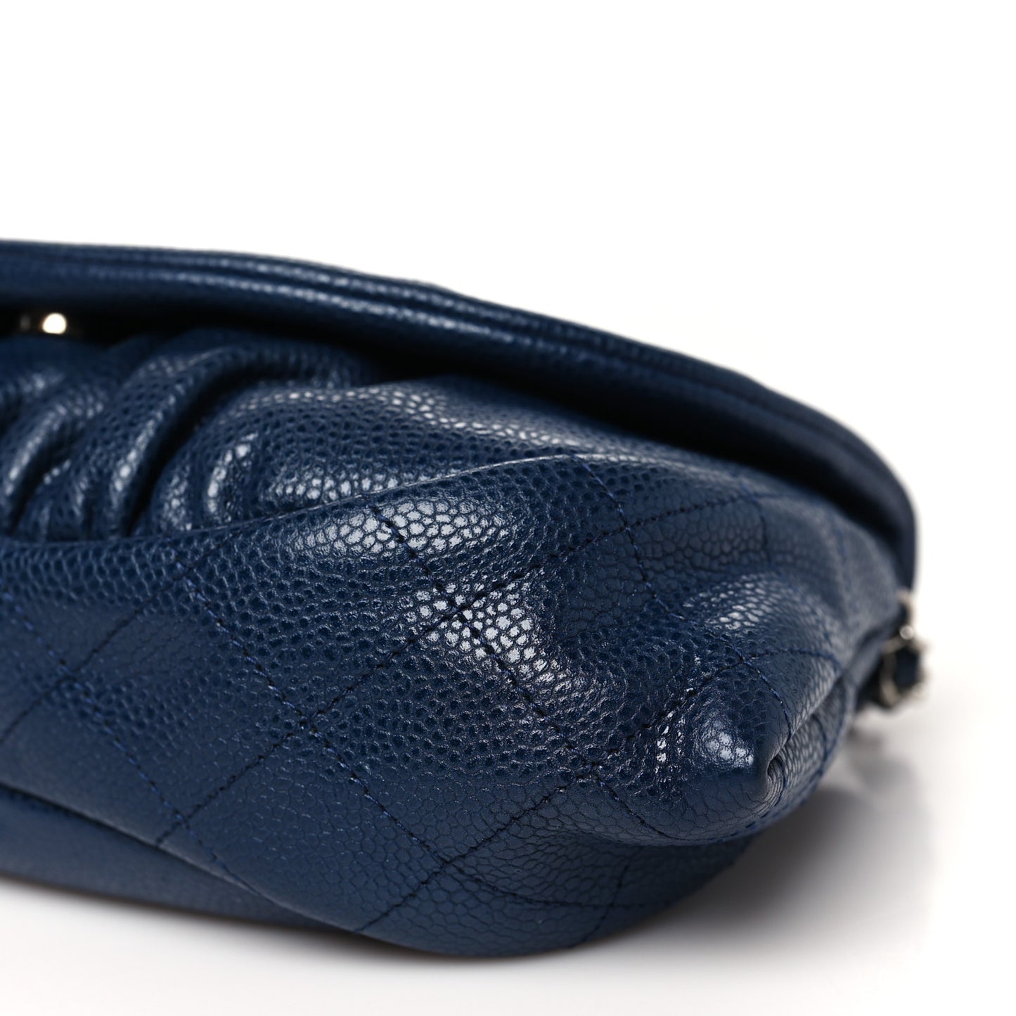 Caviar Half Moon Wallet On Chain WOC Navy