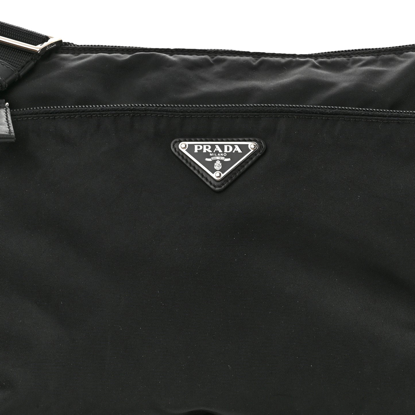 Tessuto Nylon Crossbody Bag Black