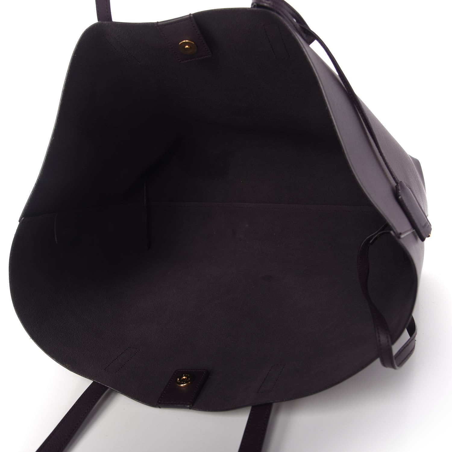 Saint Laurent Calfskin Large Shopping Tote Purple 5 of 11