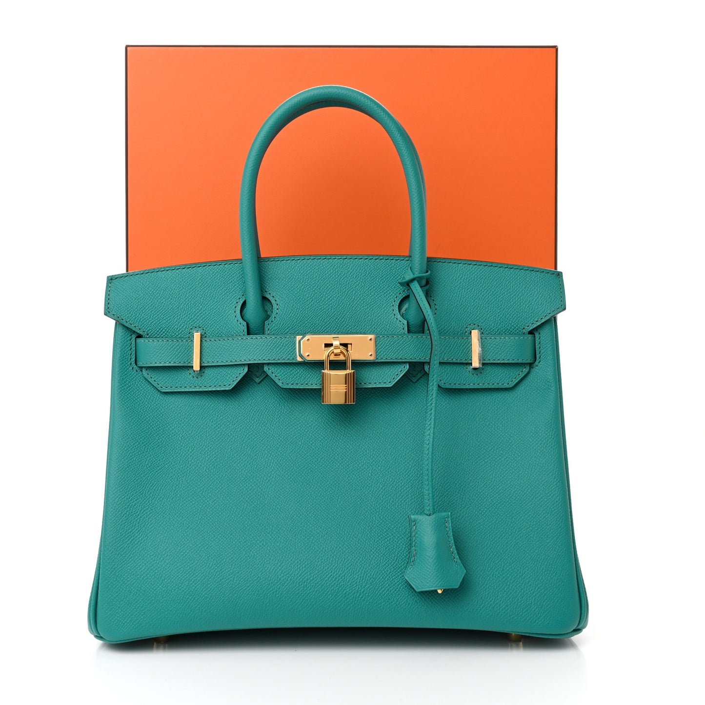 Epsom Birkin 30 Bleu Paon