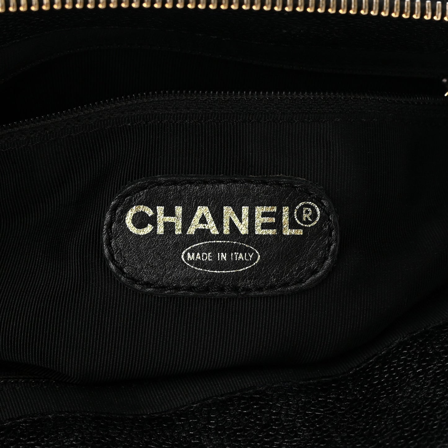 Caviar Flap Shoulder Bag Black