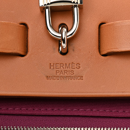 Hermes Vache Hunter Toile Herbag Zip 31 PM Tosca 6 of 13