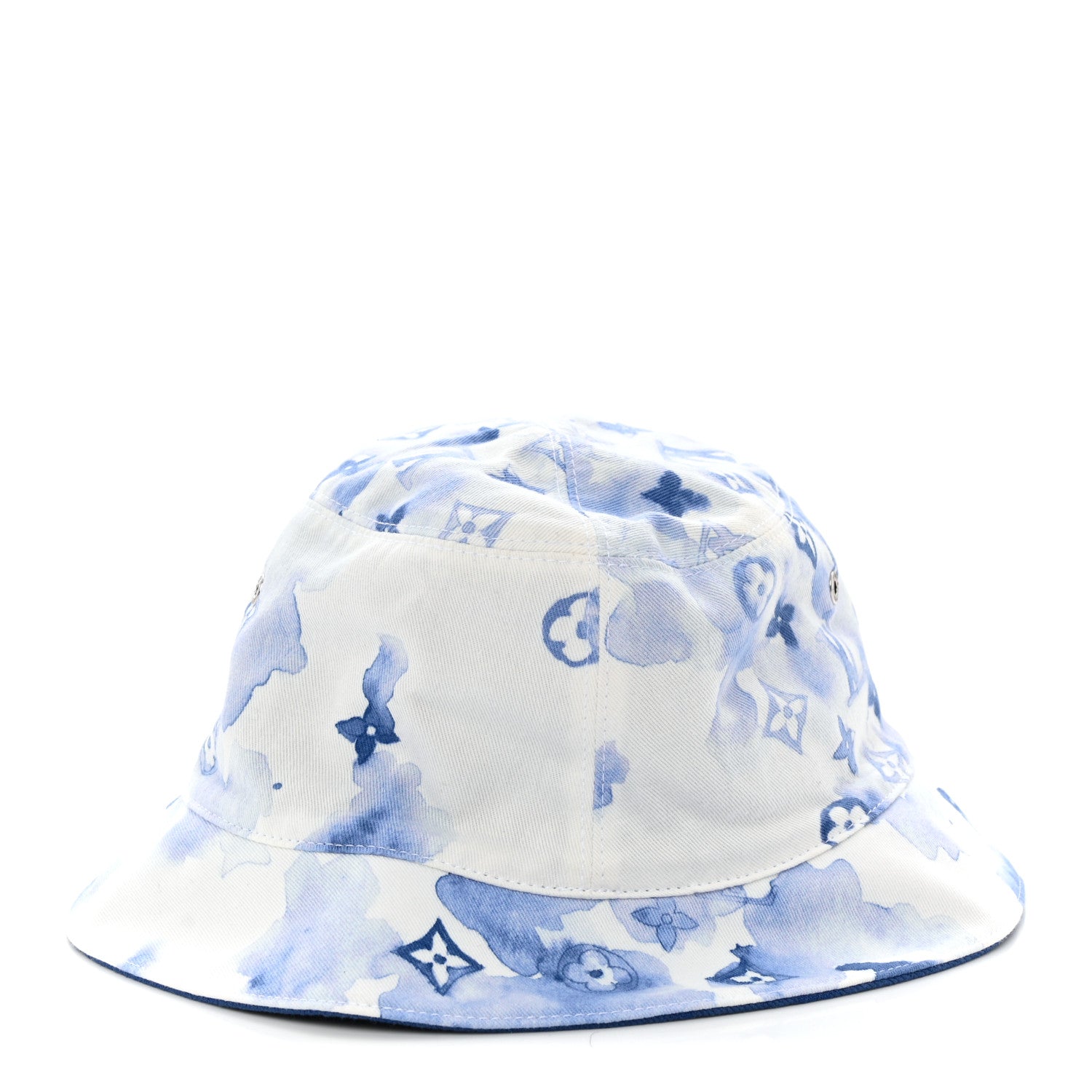 Louis Vuitton Watercolor Monogram Bucket Hat 60 Blue 4 of 7