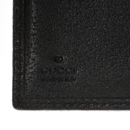 Gucci Monogram Web French Flap Wallet Black 6 of 9