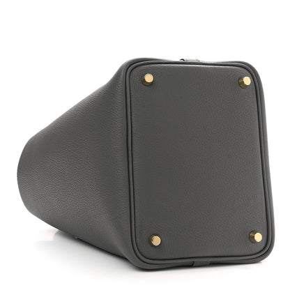 Hermes Taurillon Maurice Picotin Lock 18 PM Graphite 3 of 7