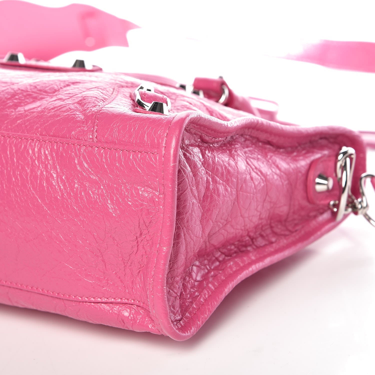 Balenciaga Agneau Classic Silver Hardware S City Rose Flamingo 10 of 10