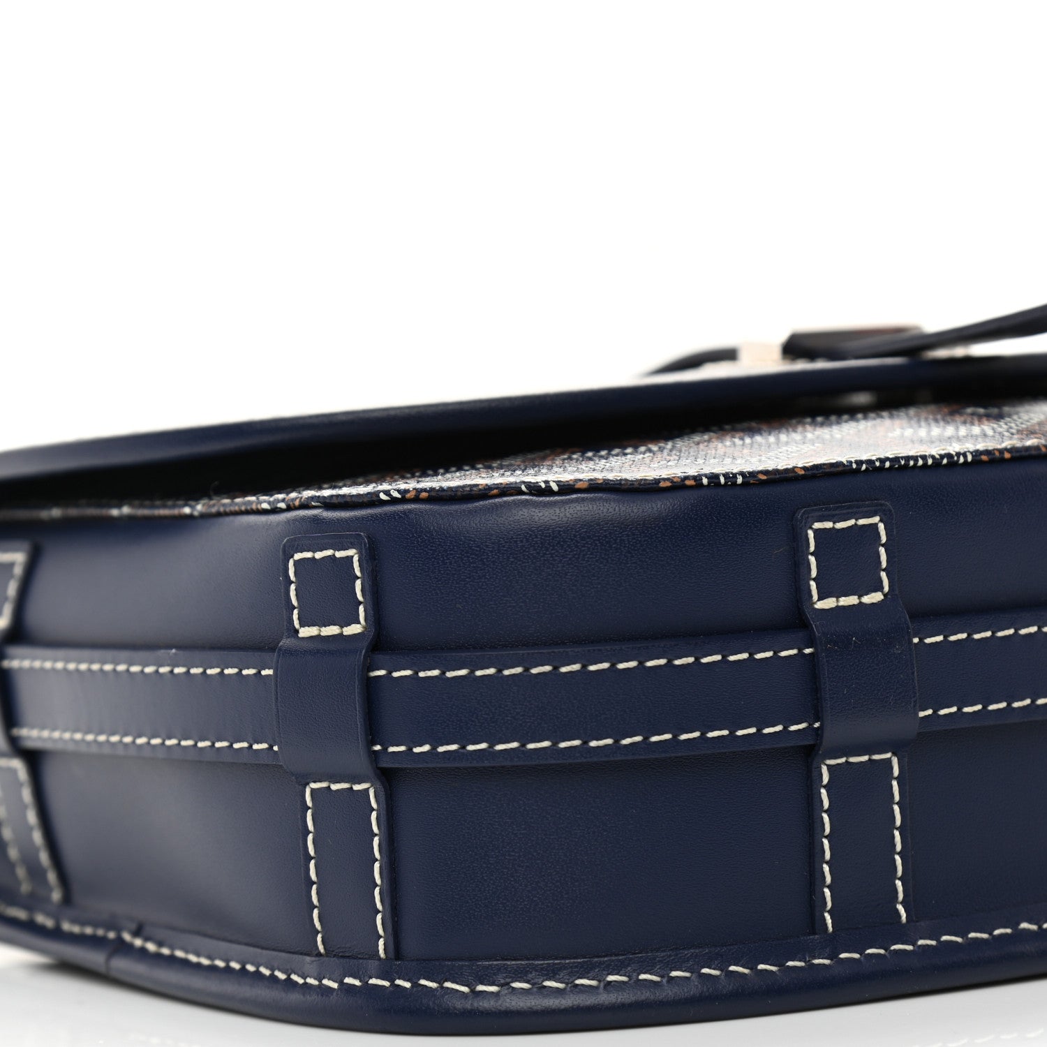 Goyard Goyardine Belvedere II PM Messenger Bag Navy 8 of 9