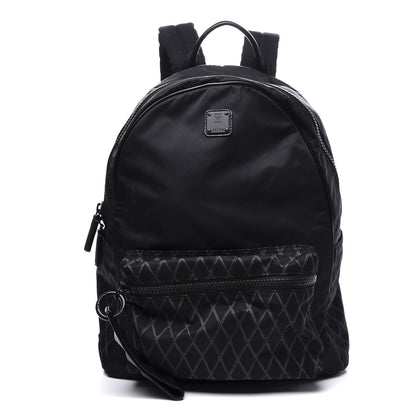 MCM Nylon Medium Tumbler Rombi Backpack Black 1 of 9