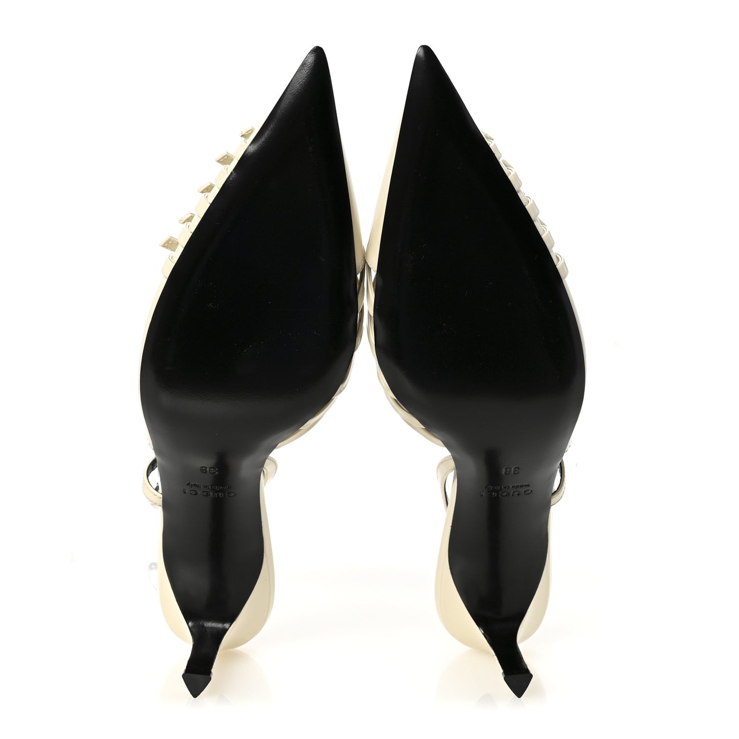 Patent Regents Slingback Pumps 38 New Ivoire