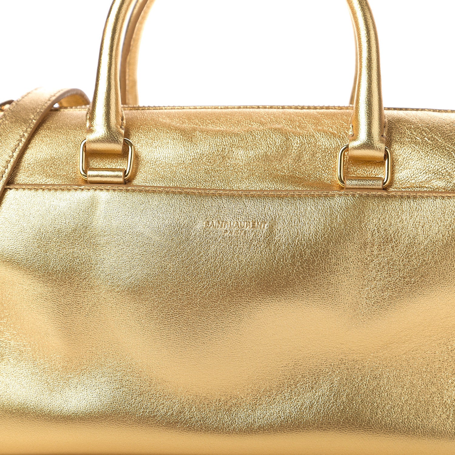 Saint Laurent Calfskin Classic Baby Duffle Gold 6 of 8