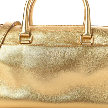 Saint Laurent Calfskin Classic Baby Duffle Gold 6 of 8