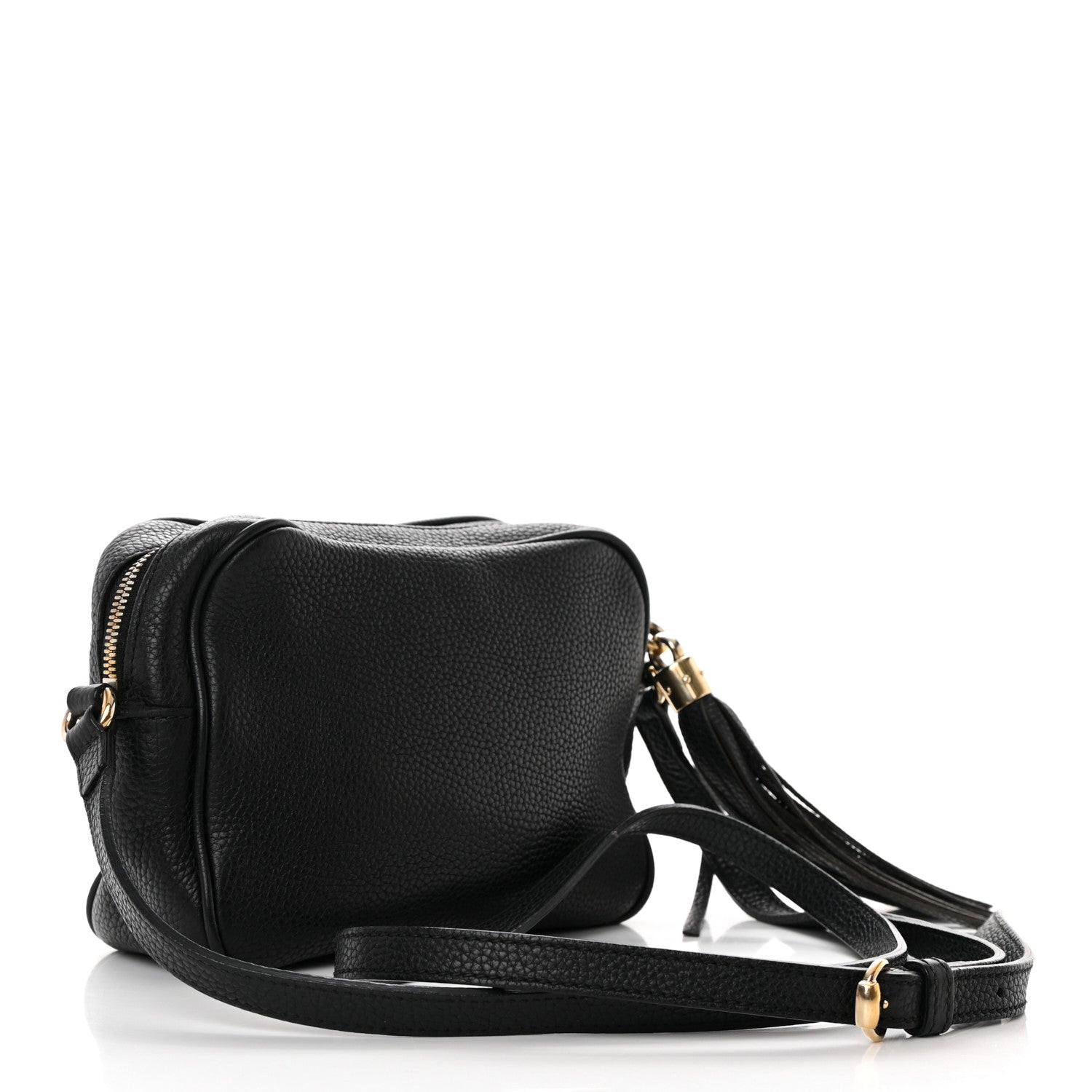 Gucci Pebbled Calfskin Small Soho Disco Bag Black 3 of 15