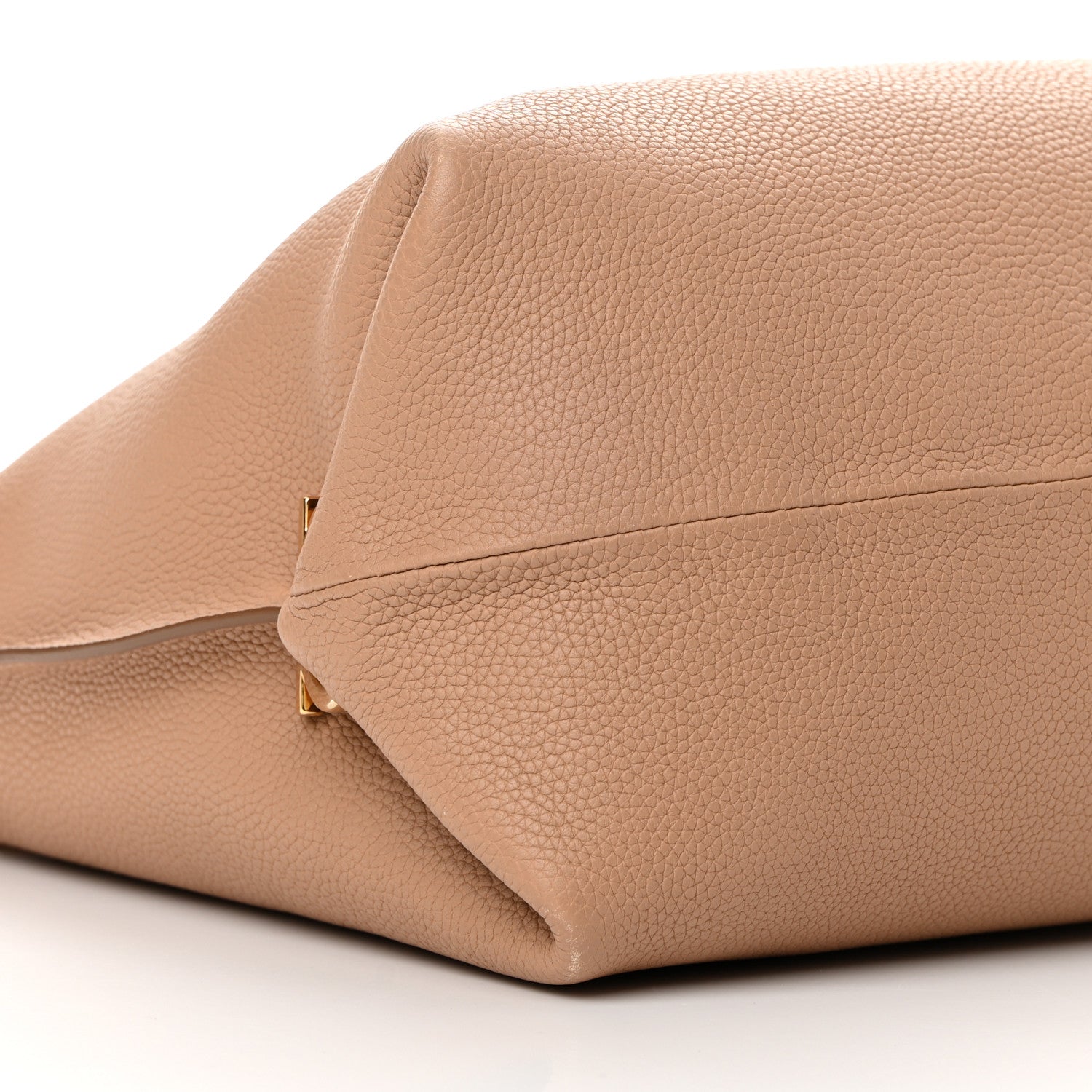 Salvatore Ferragamo Calfskin Fanisa Gancini Hobo Natural 9 of 16