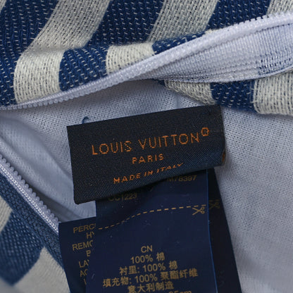 Louis Vuitton Cotton LV Graphical Beach Cushion Blue Denim 3 of 4