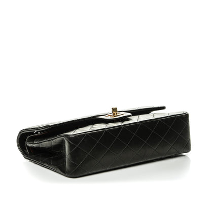 Chanel Lambskin Quilted Medium Double Flap Black 4 of 8