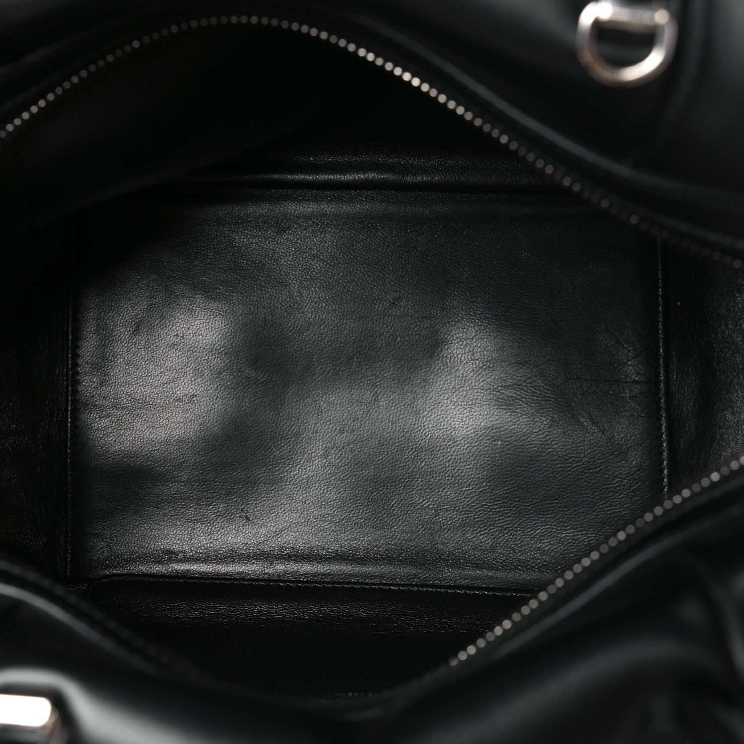 Prada Softy Calfskin Small Supernova Handbag Black 5 of 9