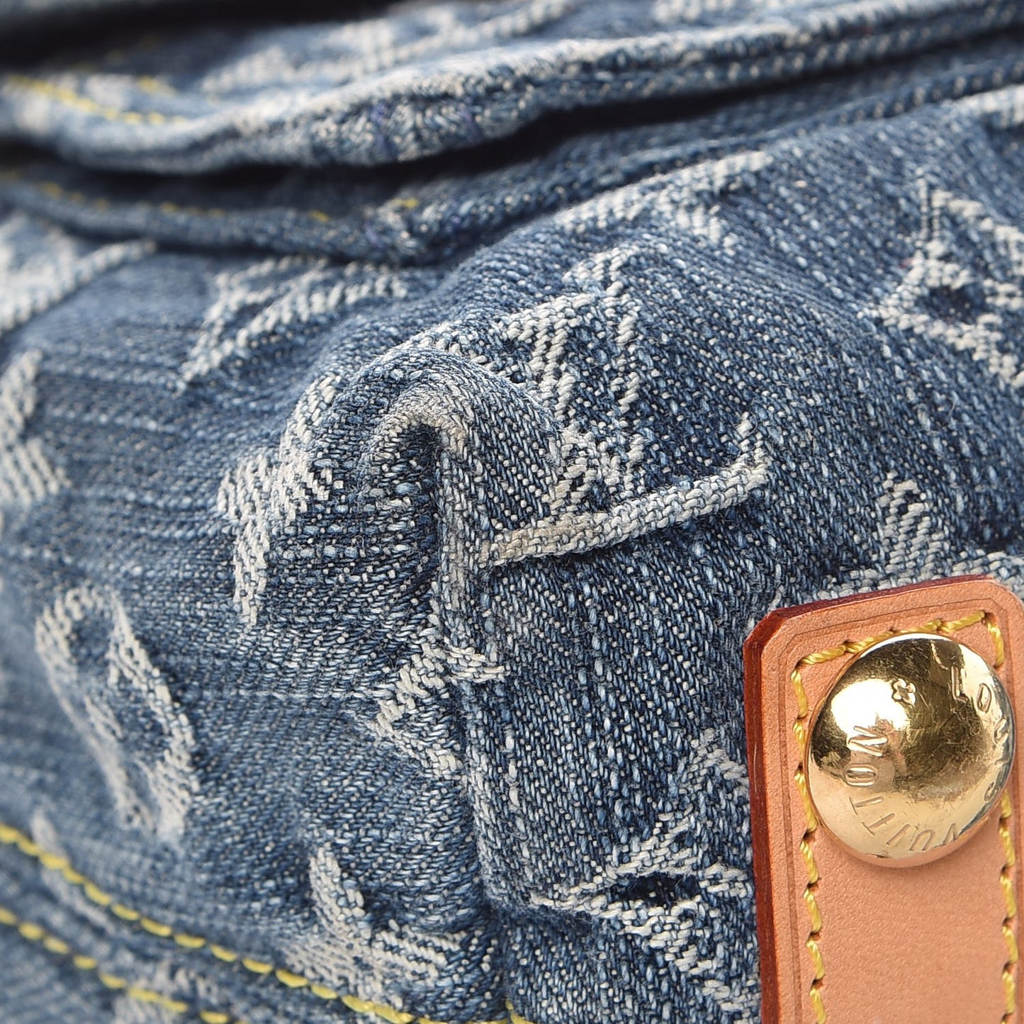 Monogram Denim Baggy PM Blue