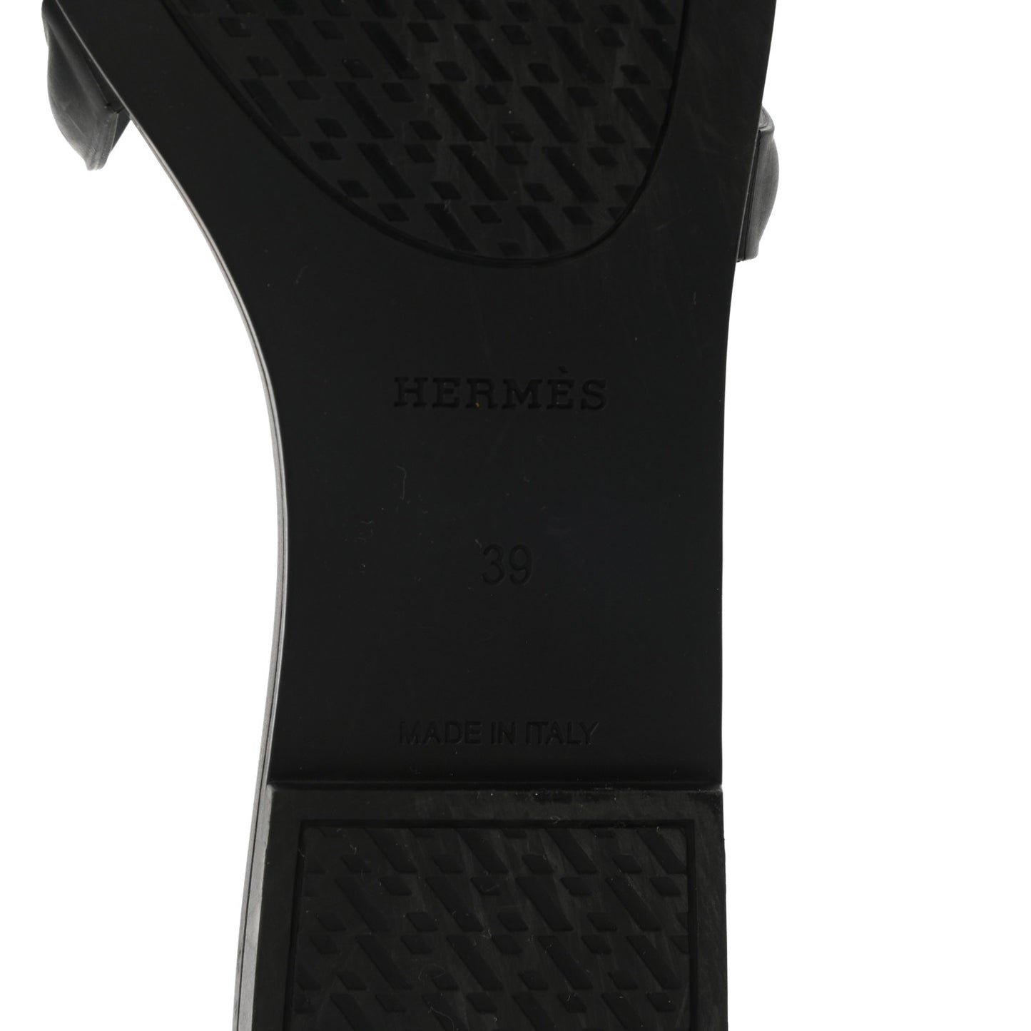 Rubber Aloha Sandals 39 Black