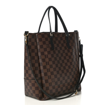 Louis Vuitton Damier Ebene Belmont MM Black 2 of 10