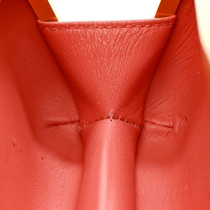 Alexander McQueen Snakeskin Knuckle Box Clutch Orange 11 of 13