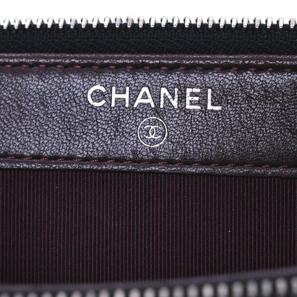Chanel Lambskin Chevron Quilted Small Clutch With Chain Black 8 of 15