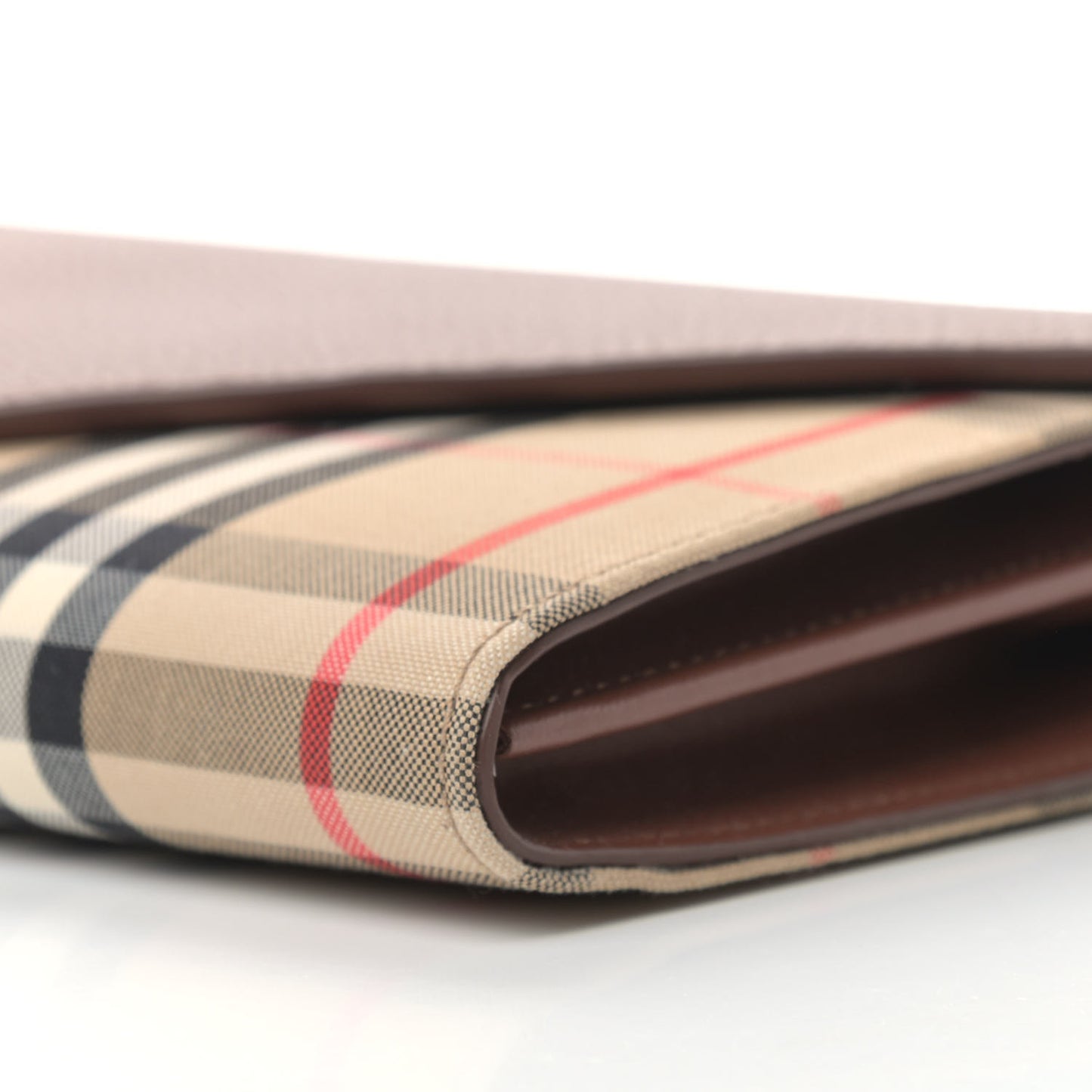 Vintage Check Grainy Calfskin Hanna Crossbody Tan