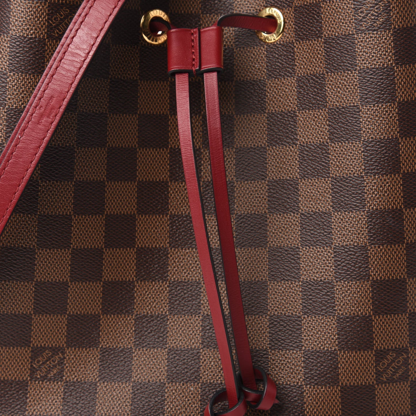 Damier Ebene Neonoe MM Cherry Berry