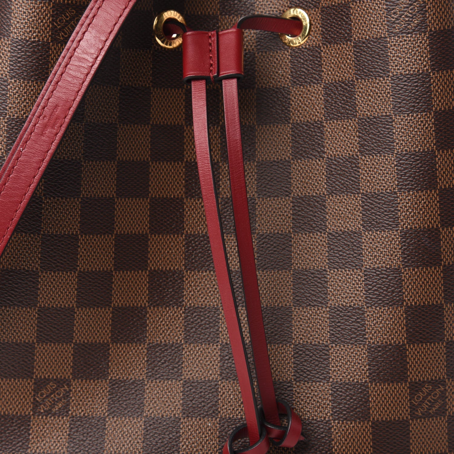 Louis Vuitton Damier Ebene Neonoe MM Cherry Berry 9 of 10