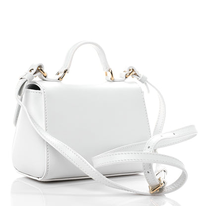 Dolce & Gabbana Calfskin Top Handle Bag White 3 of 11