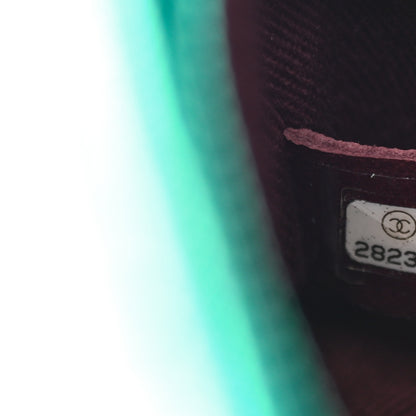 Chanel Metallic Caviar Quilted Mini Coco Handle Flap Blue 6 of 9