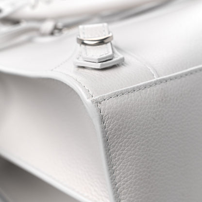 Balenciaga Grained Calfskin Neo Classic Silver Hardware S City Chalky White 7 of 8