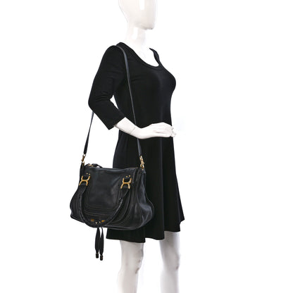 Chloe Calfskin Small Marcie Satchel Black 2 of 20
