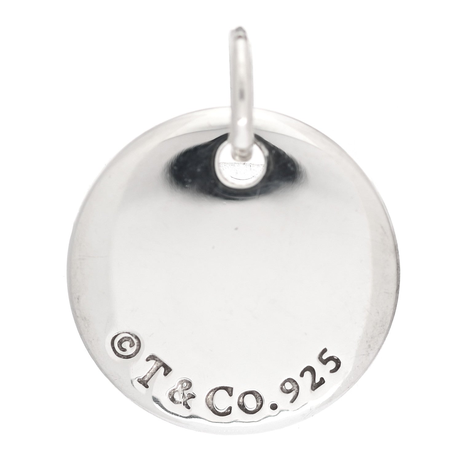 Tiffany Sterling Silver Letter H Disc Charm 3 of 3