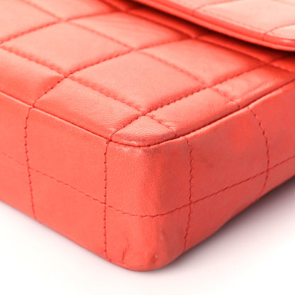 Chanel Lambskin East West Chocolate Bar Flap Orange 10 of 15