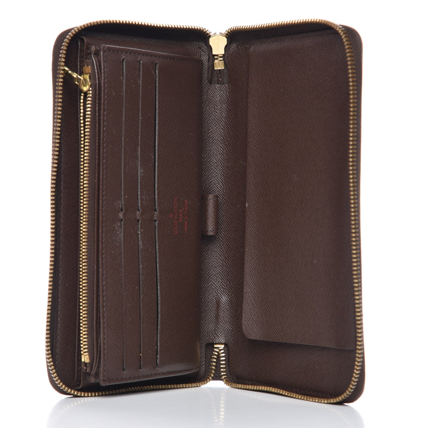 Damier Ebene Zippy Organizer Wallet