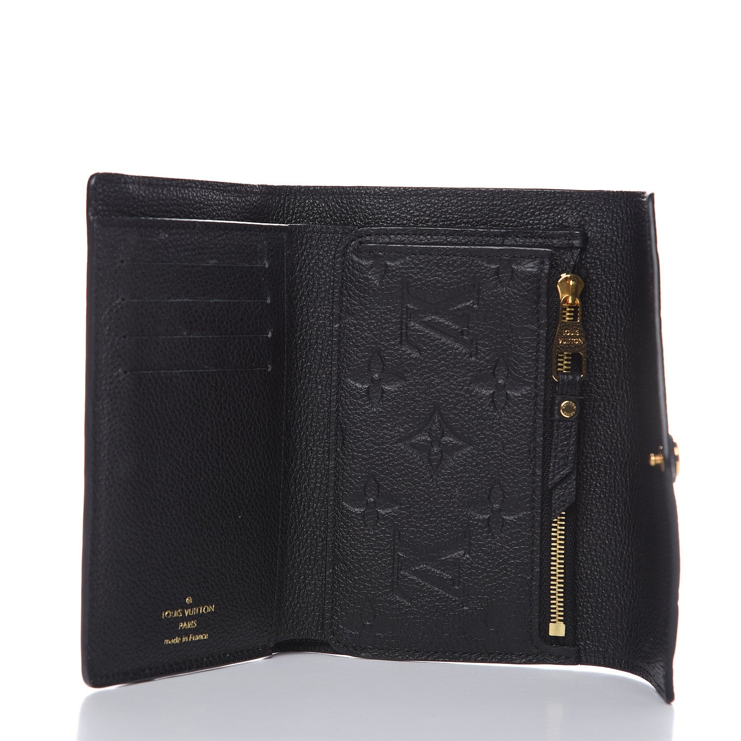 Louis Vuitton Empreinte Compact Curieuse Wallet Black 5 of 9