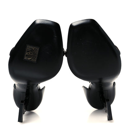 Saint Laurent Patent Cassandra 100 Sandals 36 Black 6 of 10