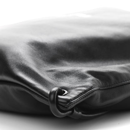 Saint Laurent Lambskin Teddy Drawstring Bag Black 7 of 12