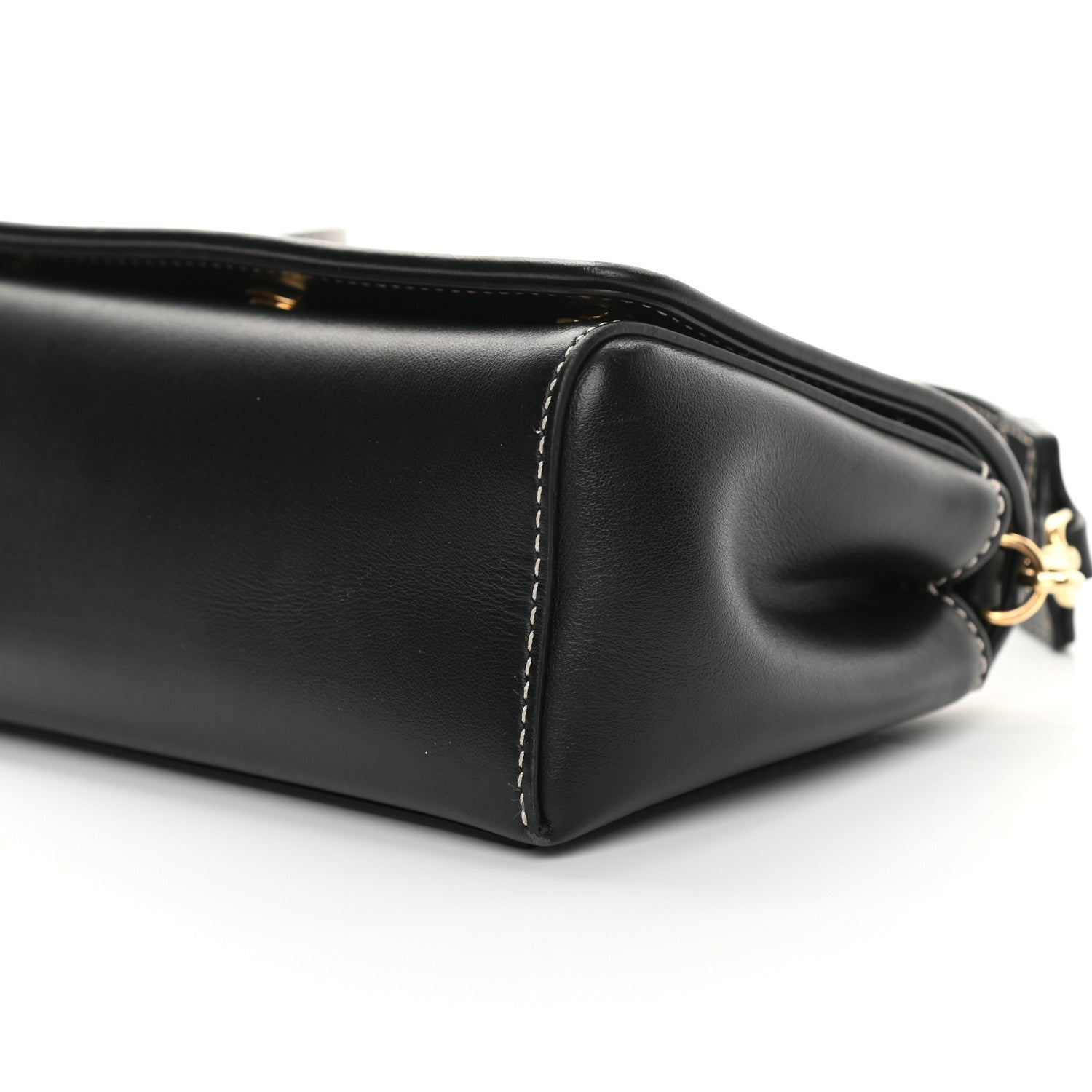 Burberry Smooth Calfskin Hackberry Crossbody Bag Black 9 of 18