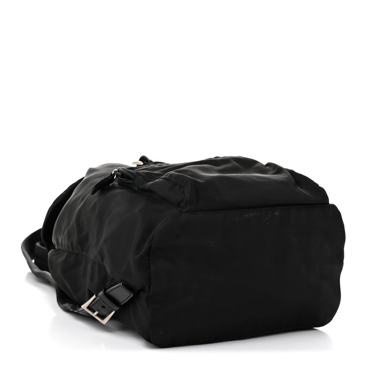 Prada Tessuto Nylon Vela Cinch Backpack Black 3 of 9