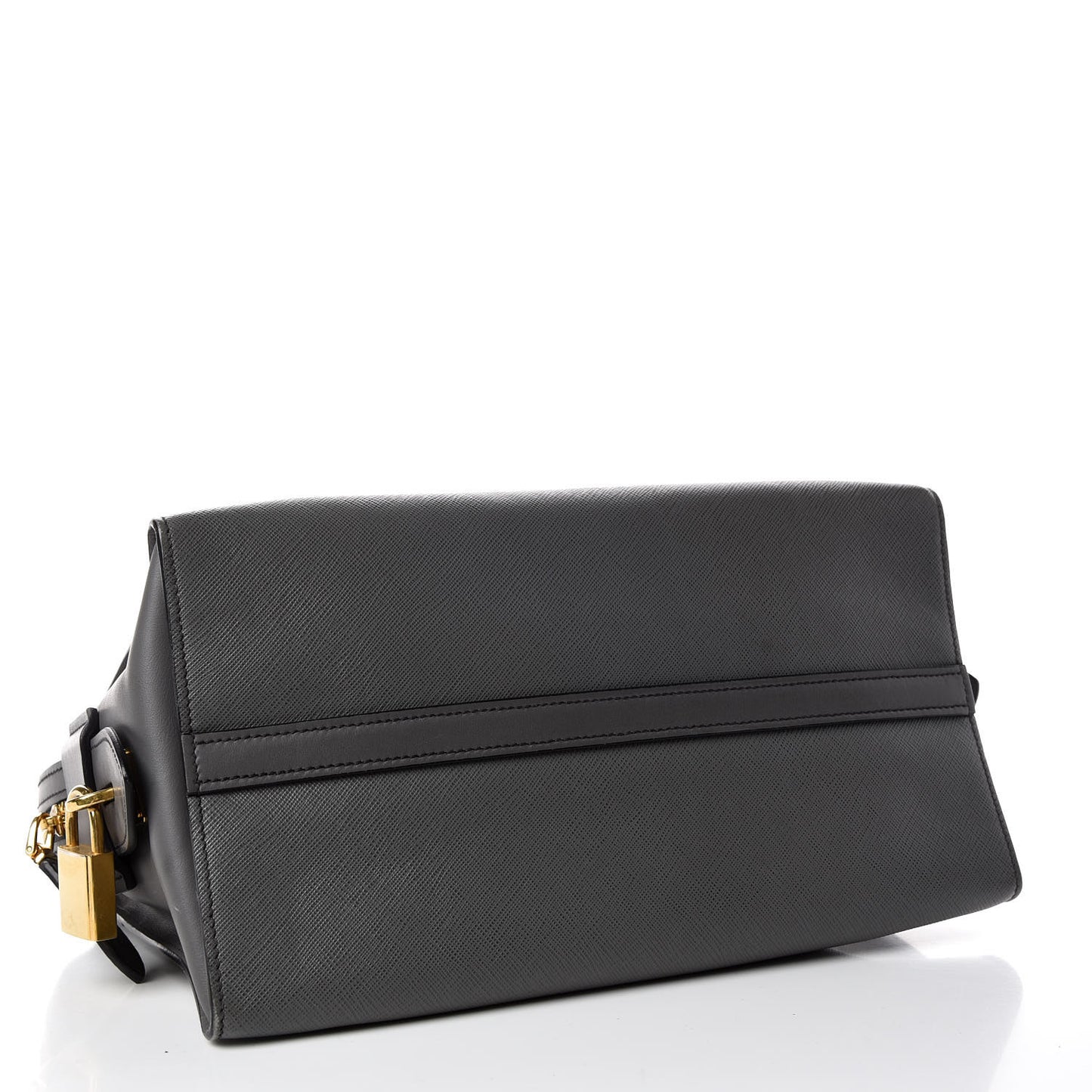 Saffiano City Calfskin Medium Esplanade Tote Mercurio